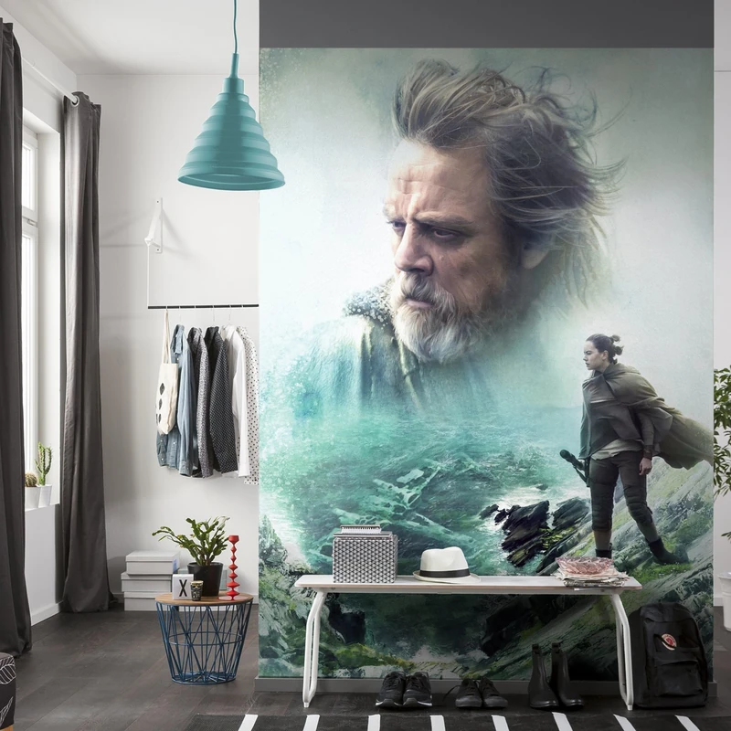 Komar 4-438 Star Wars The Last Jedi Mural Wallpaper, Multi-Colour, 184 x 254 cm