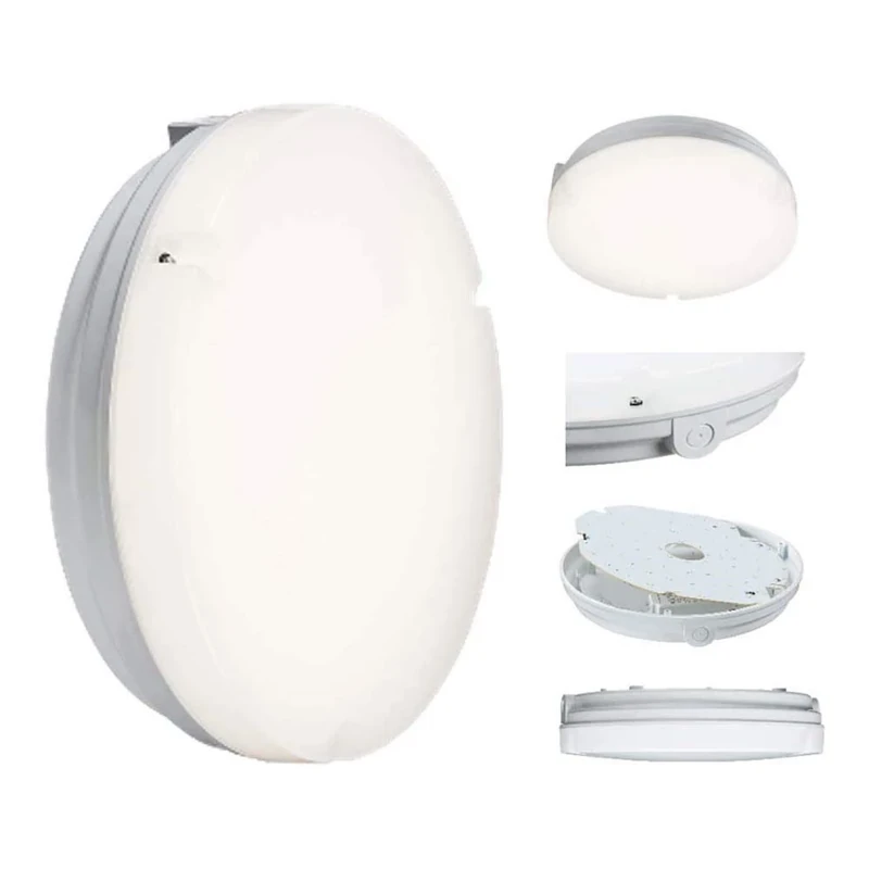 230V IP65 14W LED Emergency Bulkhead 4000K