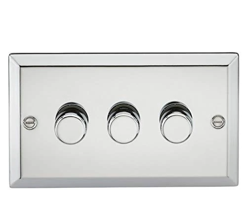 Knightsbridge Dimmer Bevelled Edge, Polished Chrome