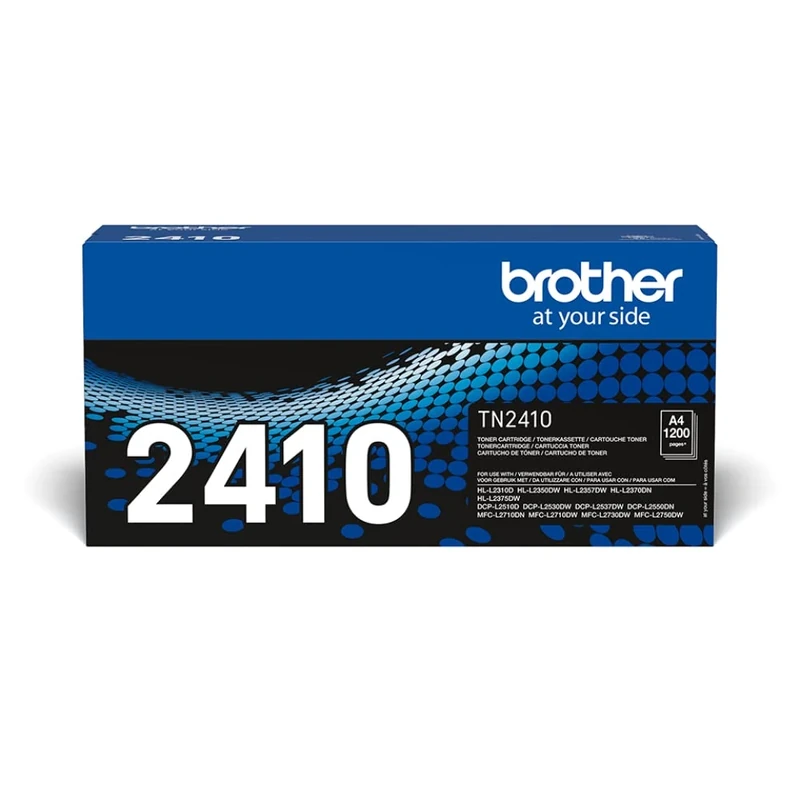 Brother TN-2410 Toner Cartridge, Black, Single Pack, Standard Yield, Includes 1 x Toner Cartridge, Genuine Supplies