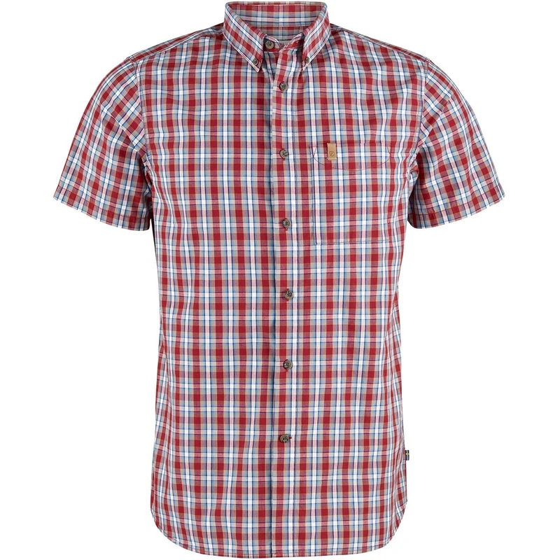 FJALLRAVEN F81923-325 Övik Shirt SS M Deep Red XXL