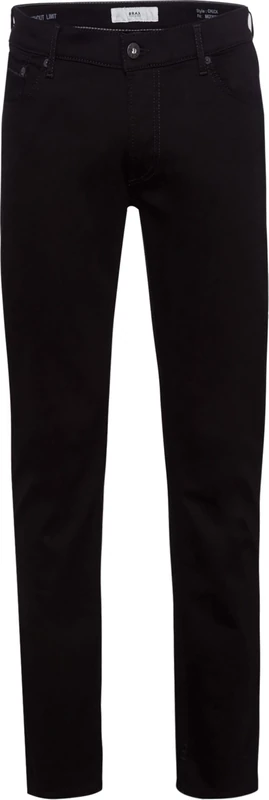 BRAX Men's Style Chuck Hi-Flex Cotton Jeans, Black (Perma Black), 40 W/34 L