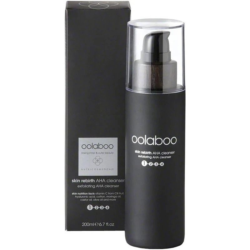 Oolaboo Skin Rebirth Exfoliating AHA Cleanser Phase 1