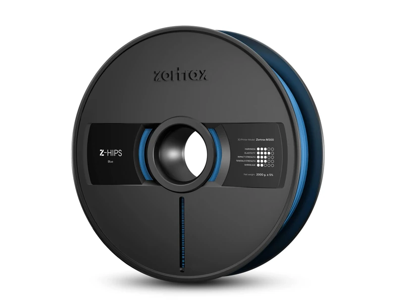 ZORT Rax 5902280821960 Z Hips Filament for M300, 1.75 mm Diameter, 2 Kg, Blue