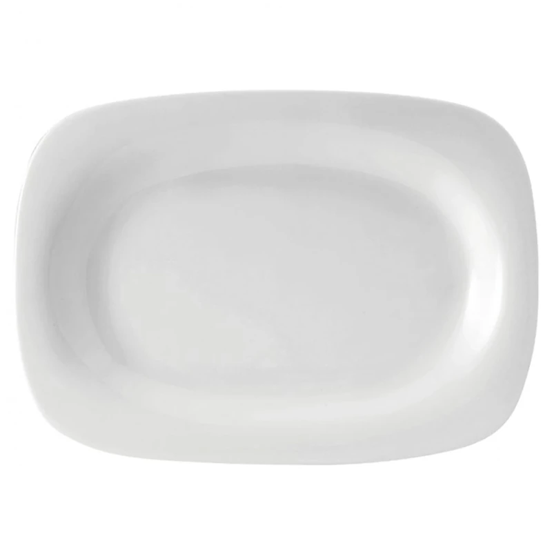 Utopia Titan Rectangular Plate 12.5 x 9.5 (32 x 24cm), K112832, Pack of 6 - Image 1