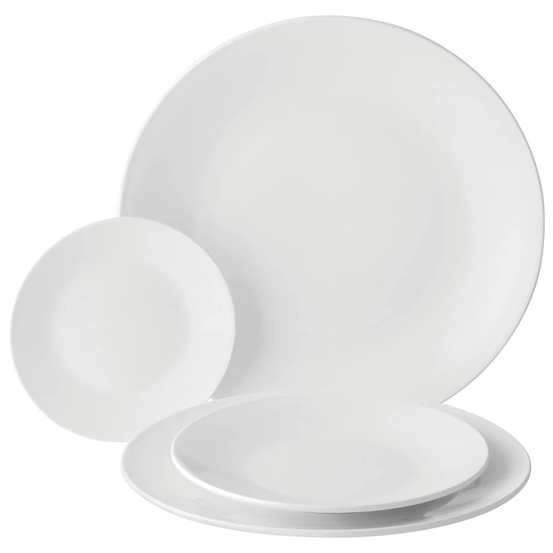 Utopia Anton Black Fine China, Z03018-000000-B01006, Coupe Plate 8.25" (21cm) (Box of 6)