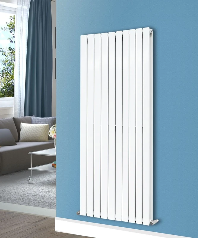 NRG Modern White Flat Double Panel Designer Radiator for Bathroom 1600mm x 680mm