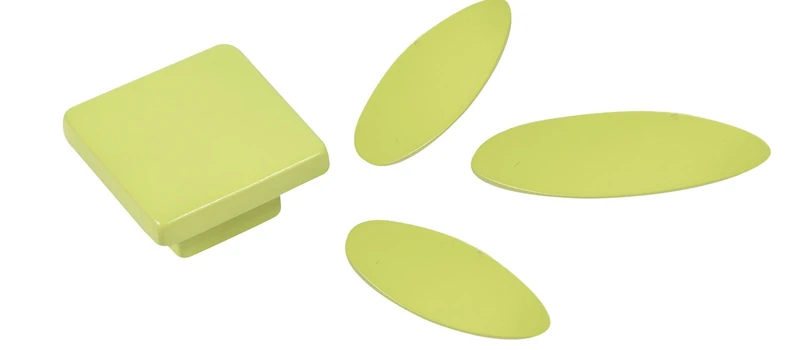 Poyetmotte 1600196 Petals with Buttons for Cabinet, Anise, Multicolor, One Size