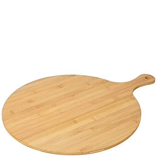 Utopia Wood Presentation, JMP968-000000-B01006, Milano Bamboo Pizza Paddle, 15.75 Inch (40 cm) - to hold 15 Inch Pizza (Box of 6)