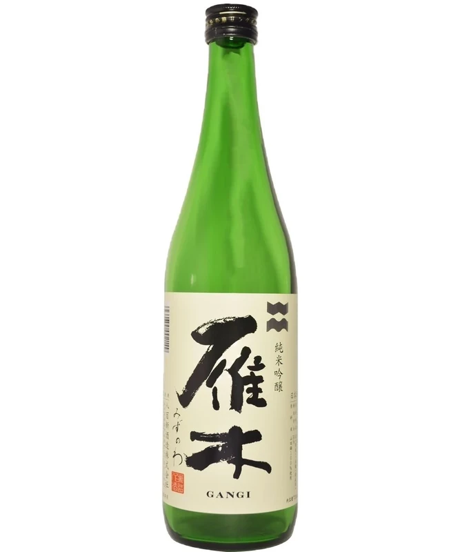 Gangi Mizunowa Junmai Ginjo - Sake 720ml 15%