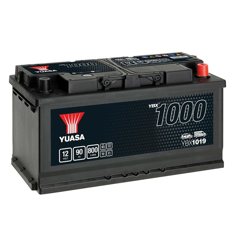 Yuasa YBX1019 12V 90Ah 800CCA Sealed Maintenance Free High Performance Car Battery