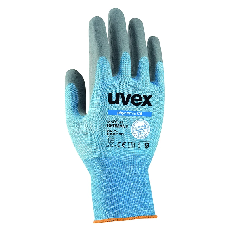 uvex Phynomic Gloves C5 Unisex 11,Blue