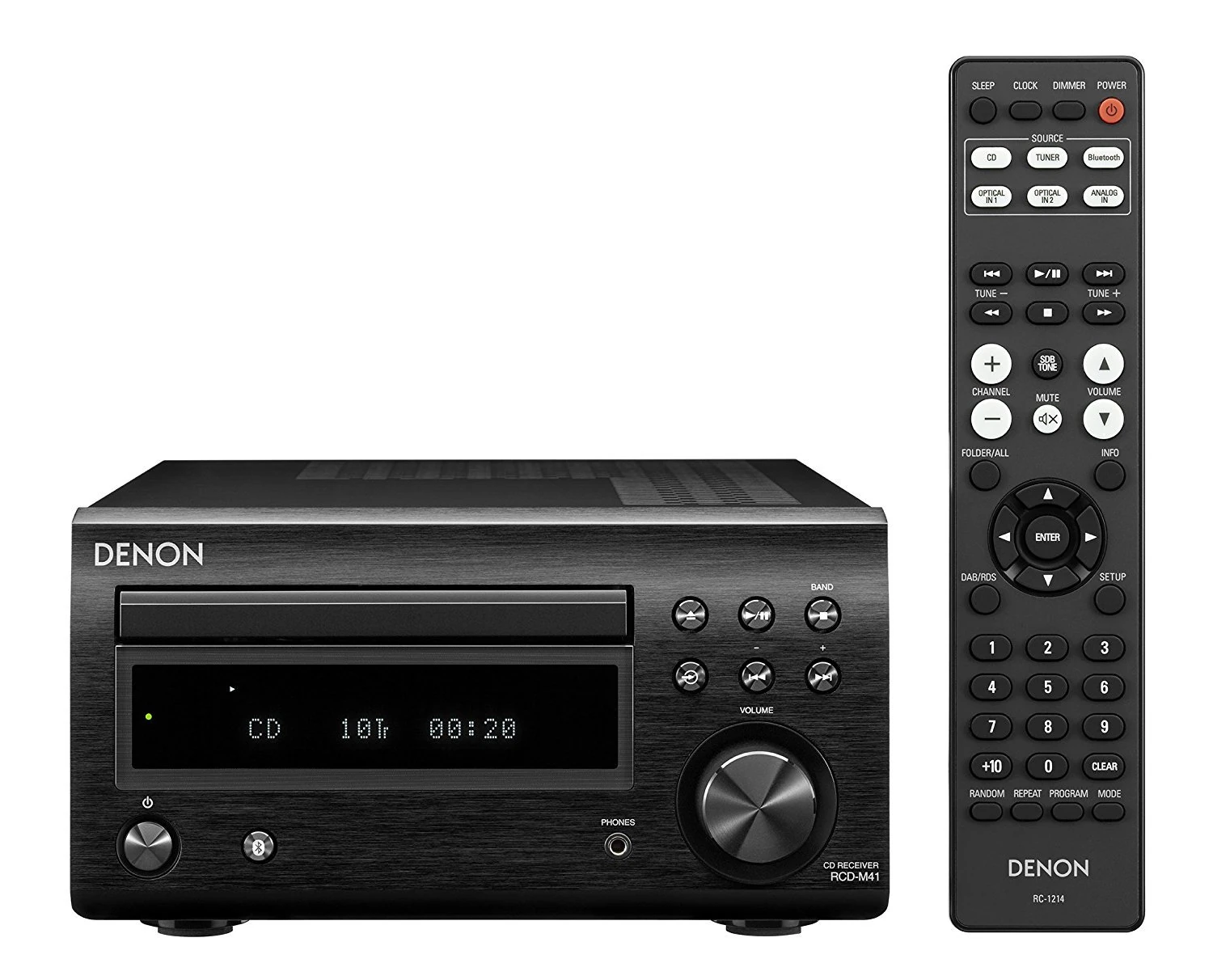 Denon RCD-M41 BLK Tuner player, Black