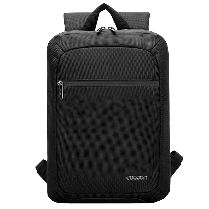 Cocoon SLIM - Tablet Backpack from 15" and Laptop from 10" | Tablet and Laptop Organizer | Multifunctional Organizing System - Black 26,6x 9,5 x40,6 cm