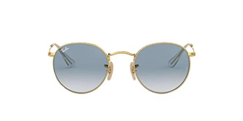 Ray-Ban Men's 0RB3447N 001/3F 50 Sunglasses, Arista/Crystal White Grad.Blue