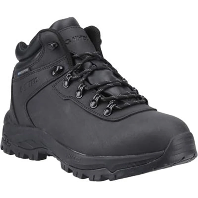 Hi-Tec Men's Eurotrek Lite Wp High Rise Hiking Boots, Black Black 21, 7 UK
