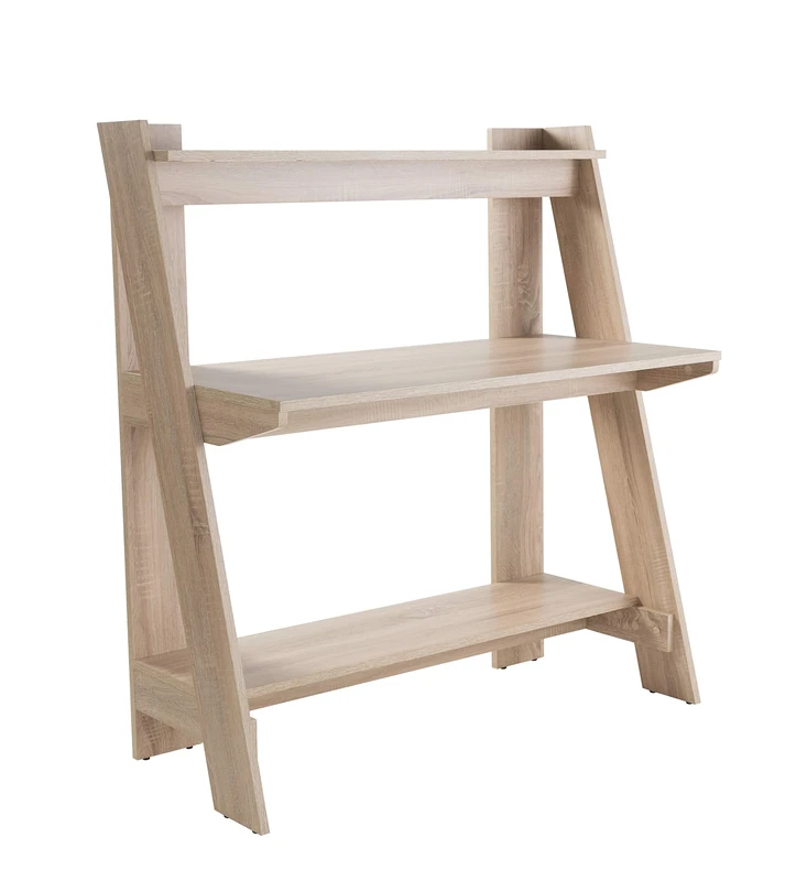 Alphason AW2100 Arizona Light Oak Trestle Desk Light Oak 1000x1000x545mm