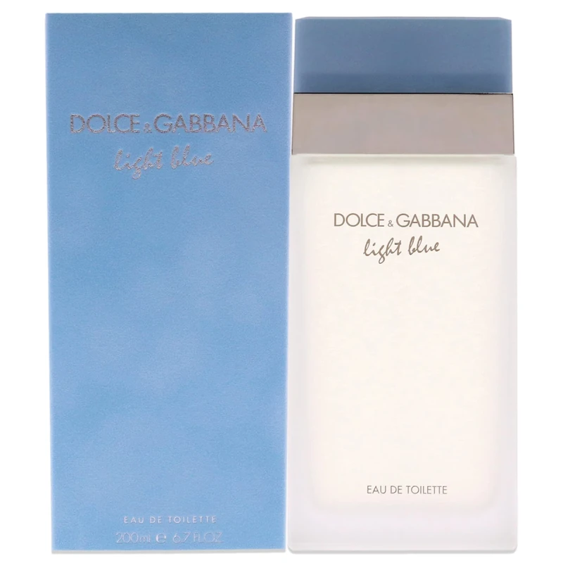 Dolce & Gabbana Light Blue Eau de Toilette Spray 200 ml (Pack of 1)