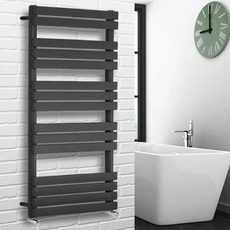 NRG Contemporary Flat Panel Bathroom Heated Towel Rail Radiator Rad Warmer for Living Room and Kitchen - 1600 x 600 Anthracite