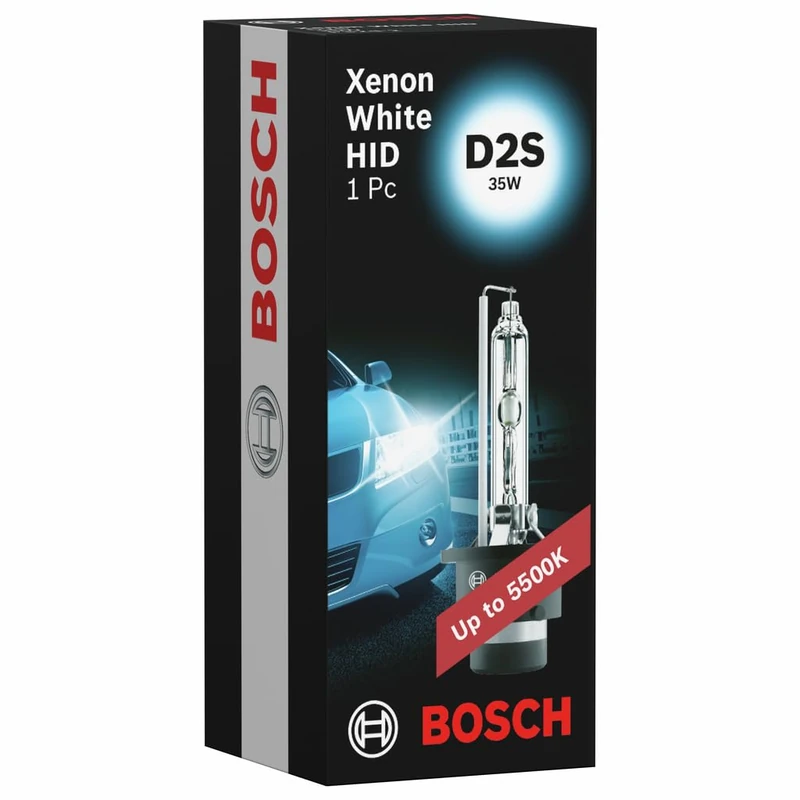 Bosch D2S Xenon White HID Headlight Bulb - 35 W P32d-2 - 1 Bulb