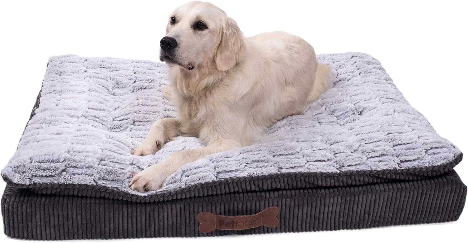 Petface Ultimate Luxury Memory Foam Dog Bed, Machine Washable, X-Large (Pack of 1)