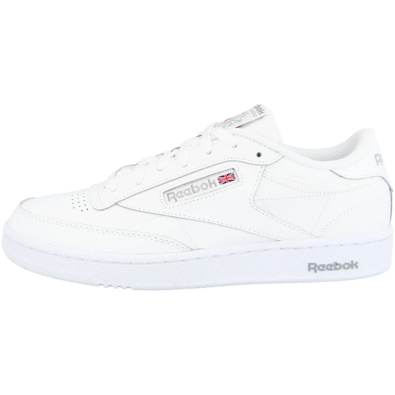 Reebok Unisex Club C85 Sneaker, Int White Sheer Grey, 3.5 UK