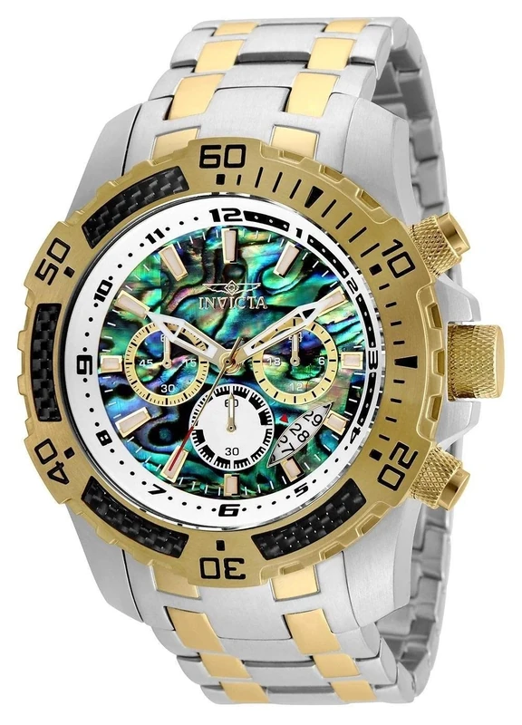 Invicta Pro Diver - Scuba 25093 Men's Watch - Waterproof - Analogue - Quartz Movement - Stainless Steel with Multicolor dial - 51mm