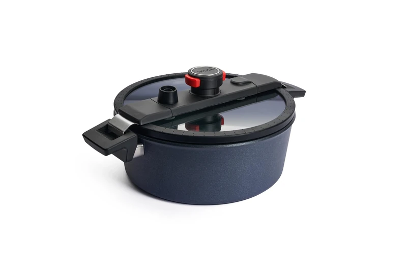 Woll Active Lite Casserole with Active Lite Lid, Diameter 28 cm, Height 10.5 cm, 5.5 litres, with 2 Side Handles, Inductive, Suitable for All Types of Cookers, Cast Aluminium, Anthracite