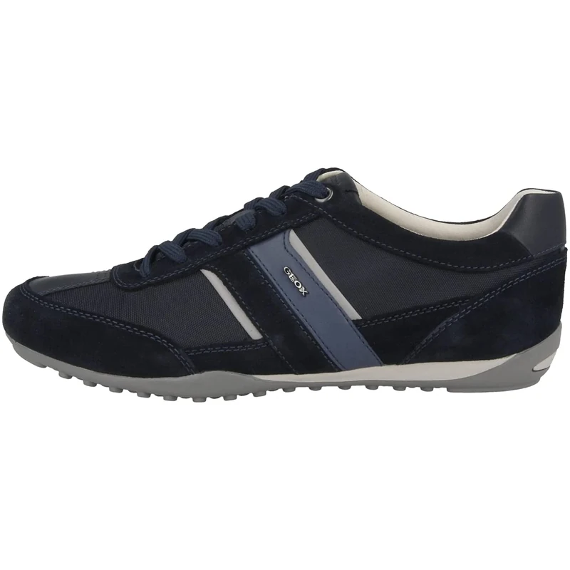 Geox Men's U Wells C Low-Top Sneakers, DK Navy, 9 UK