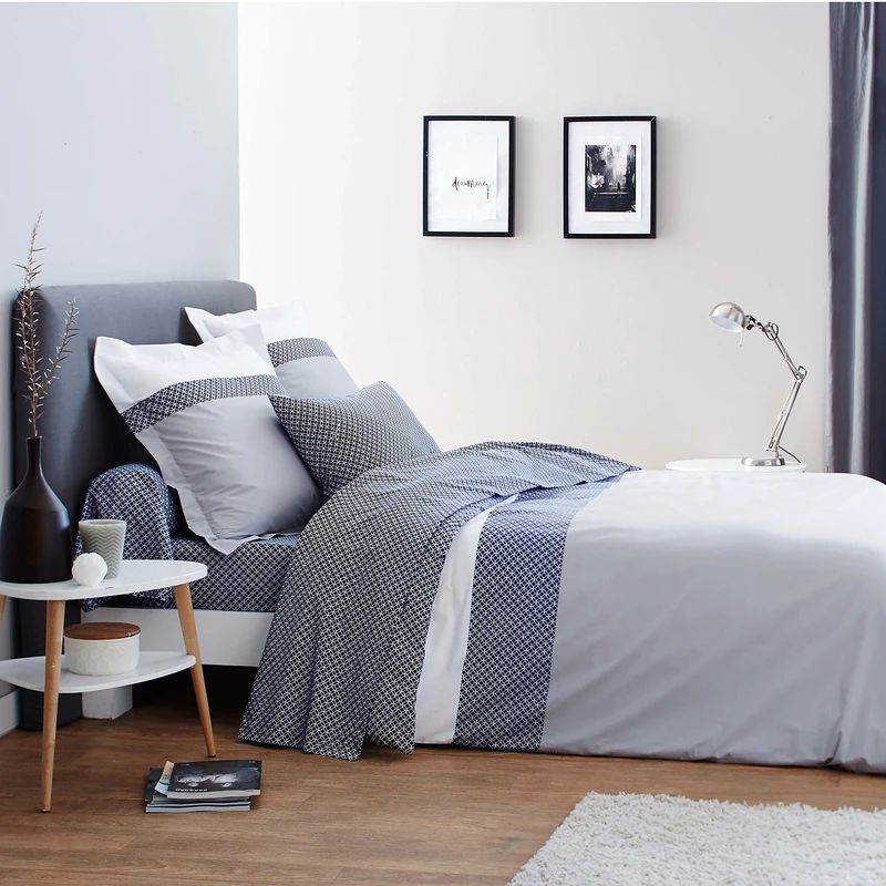ORIGIN Claudia Duvet Cover, Bamboo, Grey, 240 x 220 cm