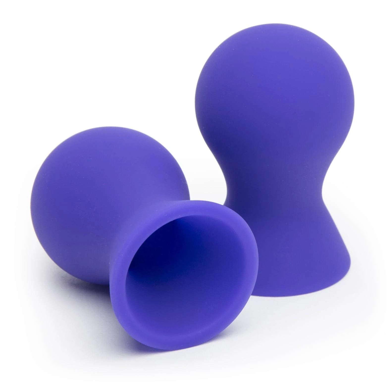 Lovehoney Perfect Pair Nipple Suckers | Silicone Nipple Suction Tool | Beginner Sex Toy Gifts for Women | Vacuum Cupping Breast Stimulator for Increased Sensitivity | Couples Sex Toys | Purple