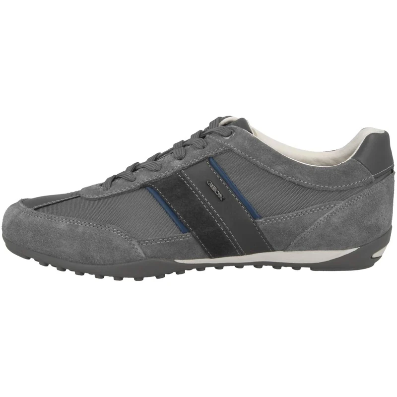Geox Mens U Wells C Sneakers, Dk Grey, 6.5 UK