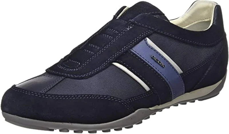Geox Mens U Wells Sneakers, Navy, 6.5 UK