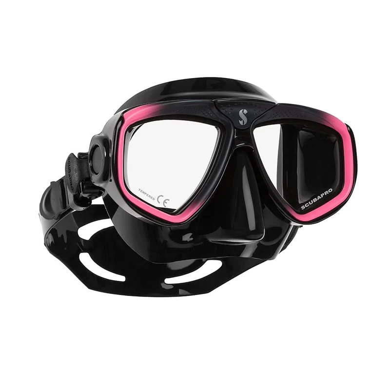 Scubapro Zoom Mask Black/Pink Cold Water Diving Regulator Kit Unisex-Adult, Black/Pink, One Size