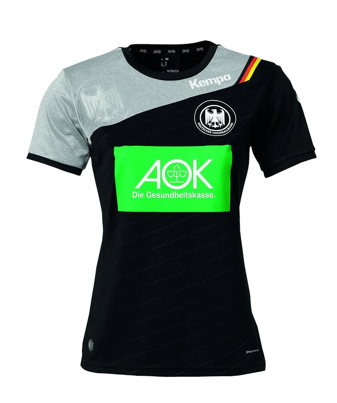 Kempa Women DHB Outward Shirt 17/18 Ladies Dhb Outward Shirt - Black, XXL