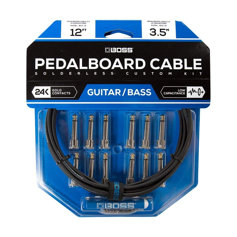 BOSS BCK-12 Solderless Pedal Board Cable Kit