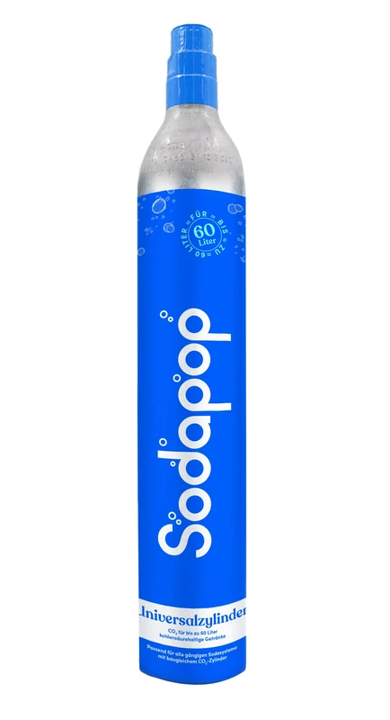 mySodapop CO2 Carbon Acid Cylinder Blue