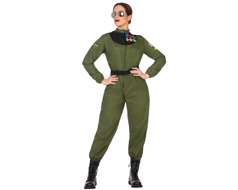 Atosa Costume Fighter Pilot Woman XL