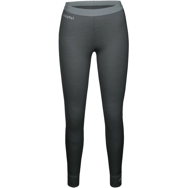 Schöffel Women's Merino Sports Pants Long W Temperature Regulating Long Underwear Breathable Thermal Leggings in Wool Quality