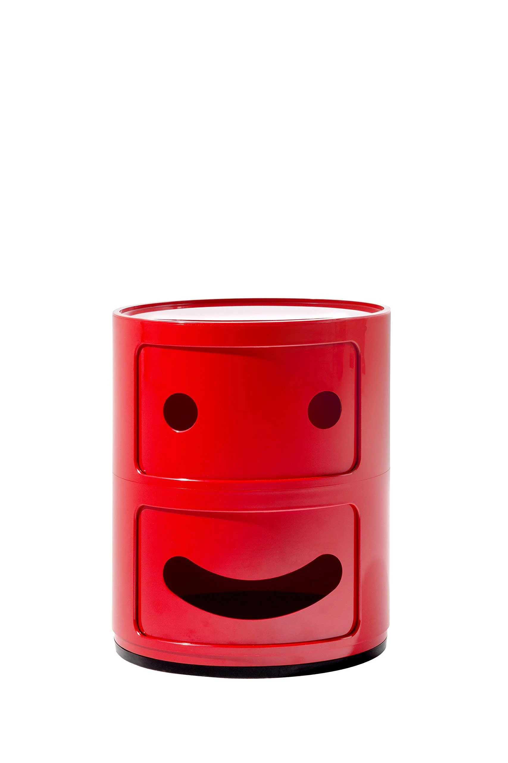 Kartell Smile Unit, Plastic, Red, 40 x 40 x 32 cm
