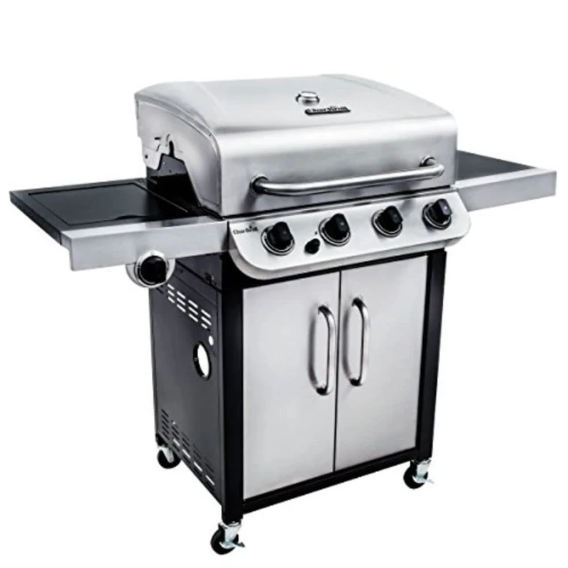 Char-Broil Gas BBQ Convective 440 S - 4-burner Barbecue with Cast iron Grates, Stainless Steel Burners - Ideal for Outdoor Cooking, Garden, Balcony and Patio