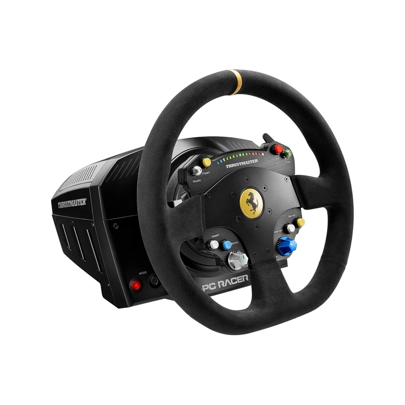 Thrustmaster TS-PC Racer Ferrari 488 Challenge Edition – High-Performance Force Feedback Sim Racing Wheel for PC – 40W Brushless Motor & Alcantara Rim