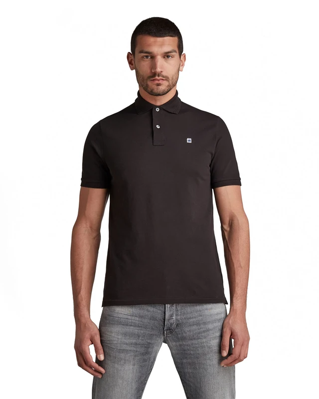 G-Star Men's Dunda Polo, Black (black D08513-5864-990), XS