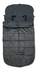 Pirulos Denim Velour Bag Grey