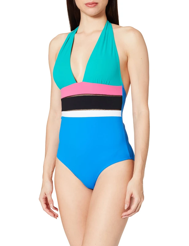 Maison Lejaby Women's Bayadere Swimsuit, Multicolour (Pacifique 10002), 2 Years