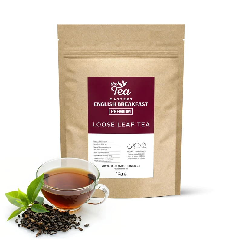The Tea Masters Loose Leaf Tea - Breakfast Tea - Premium (1x1kg)