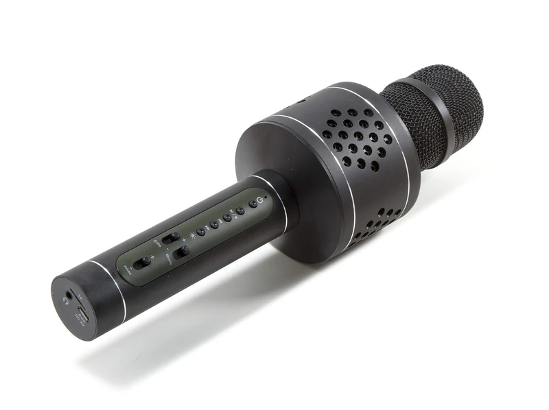 MusicMan 4611 Karaoke Microphone Pro BT X35 (Bluetooth, Compatible with Smartphone, iPhone, TWS function) black - Image 1