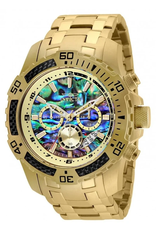Invicta Pro Diver - SCUBA 25094 Men's Watch - Waterproof - Analogue - Quartz Movement - stainless steel with Multicolor dial - 51mm