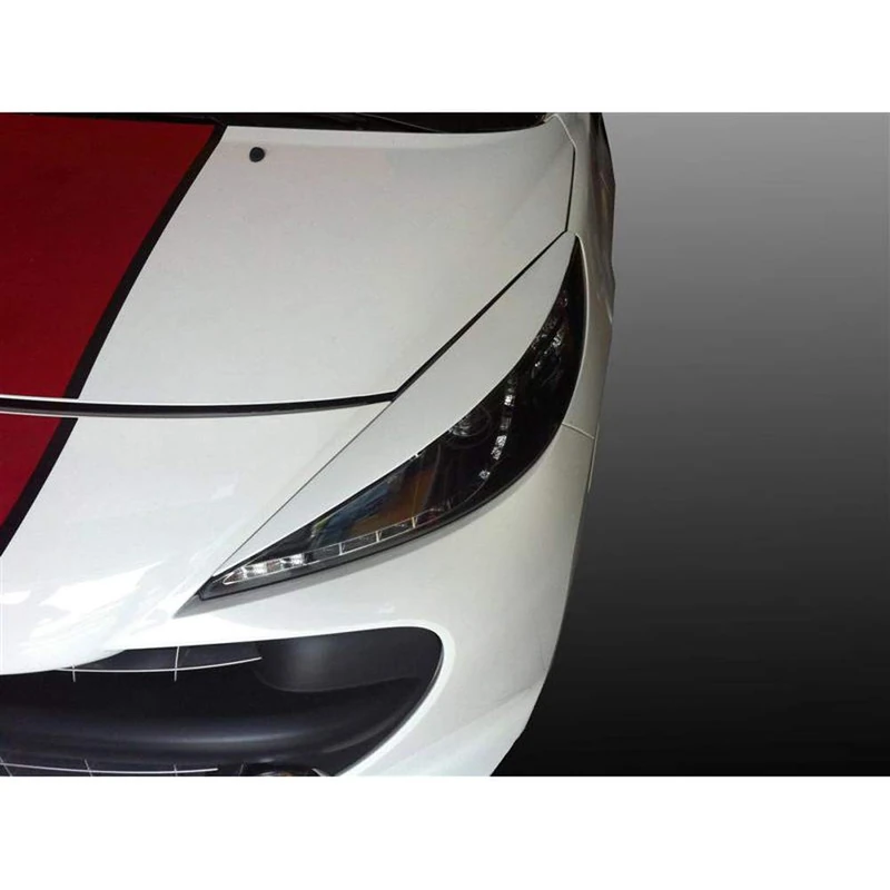 Motordrome Head Light Spoilers compatible with Peugeot 207 (ABS)