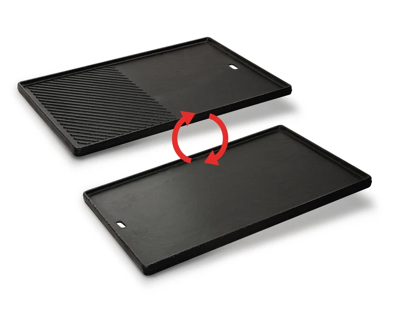 Enders SWITCH GRID reversible cast iron griddle gas barbecue Kansas Pro 4 SIK Turbo, 7789